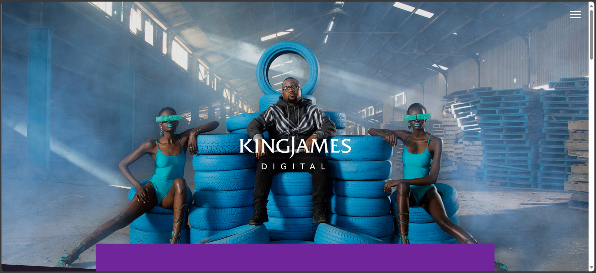 King James Digital website project